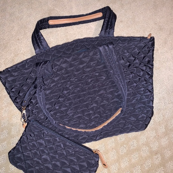 Unknown: From a Boutique Handbags - Navy Blue Tote Bag: Never Used